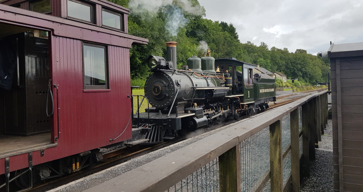 Brecon Mountain Railway Steam Train