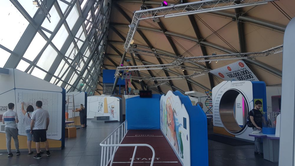 Interior view of Glasgow Science Centre