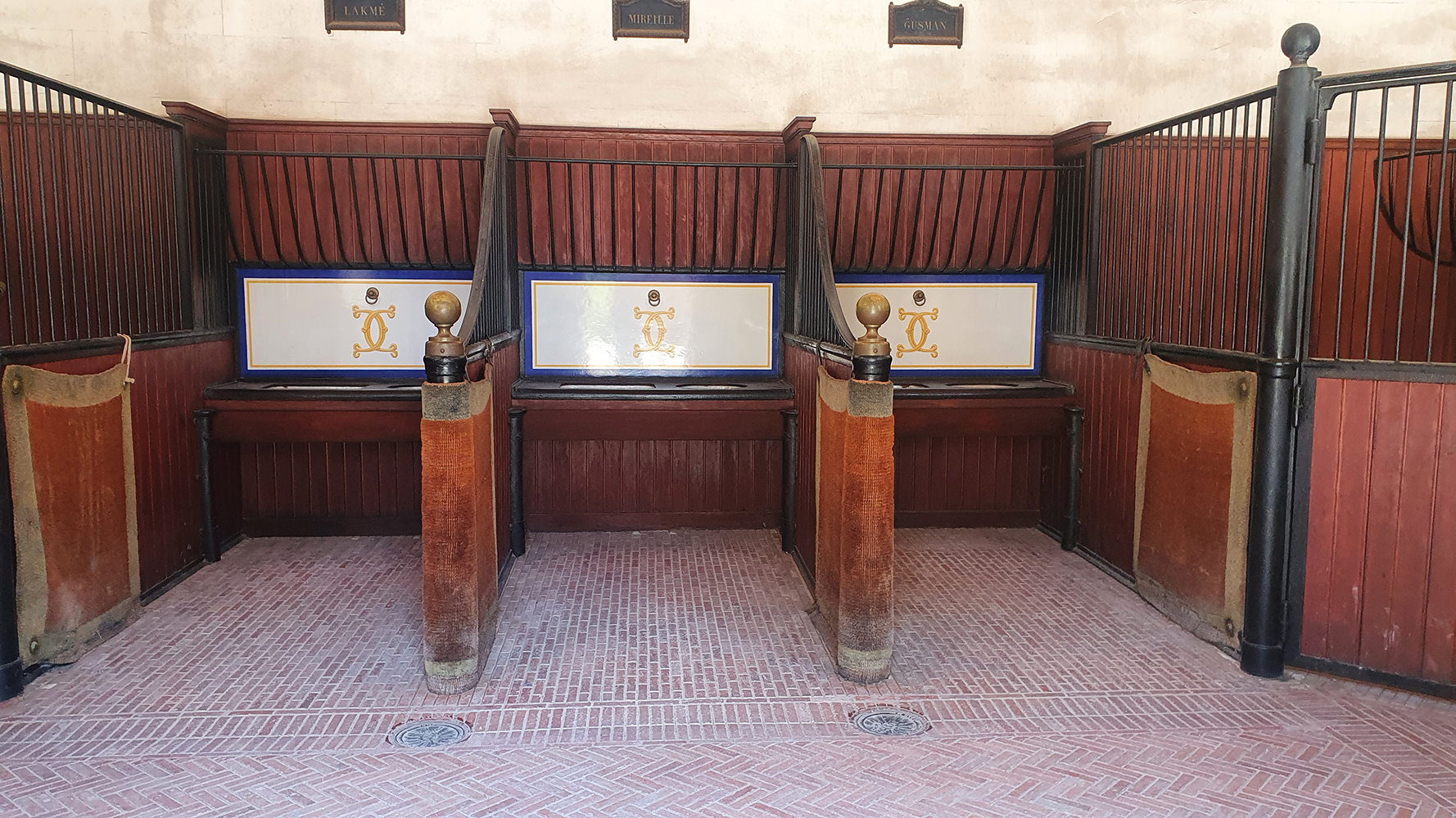 The historic stables of Château de Chaumont, an architectural gem nestled within the estate's picturesque grounds.