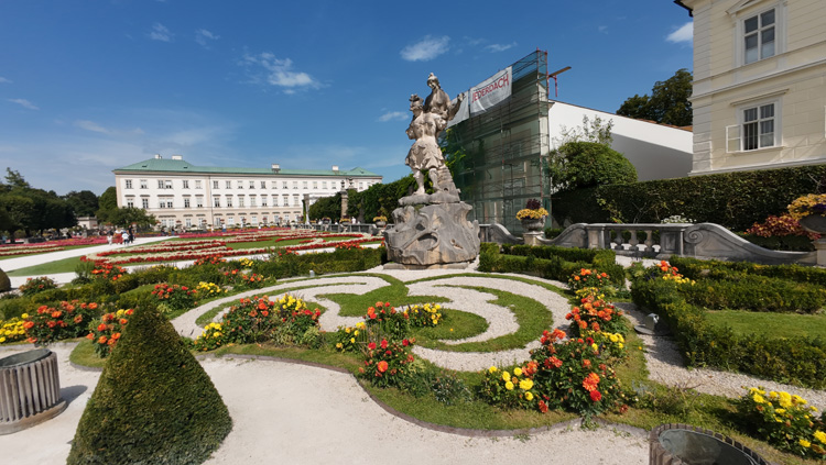 Baroque Palace Garden view