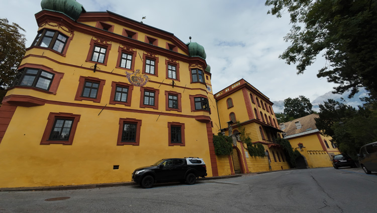 Innsbruck-Château Büchsenhausen View from Road