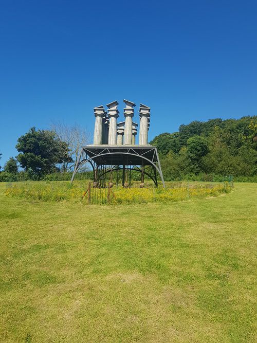 Experience the captivating moving sculptures at Tremenheere Sculpture Gardens in Cornwall. Enjoy the dynamic blend of contemporary art and lush, subtropical gardens in a serene setting.