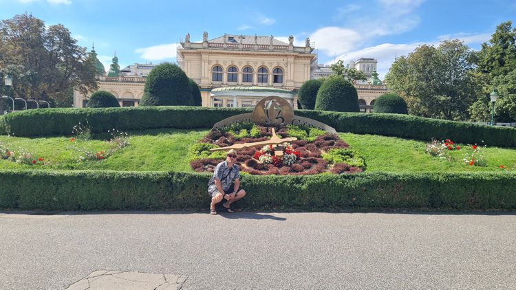 Big floral clock